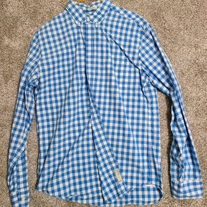 JCrew Blue Checked Shirt